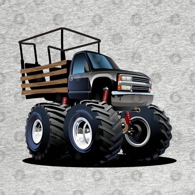 Cartoon monster truck by Mechanik